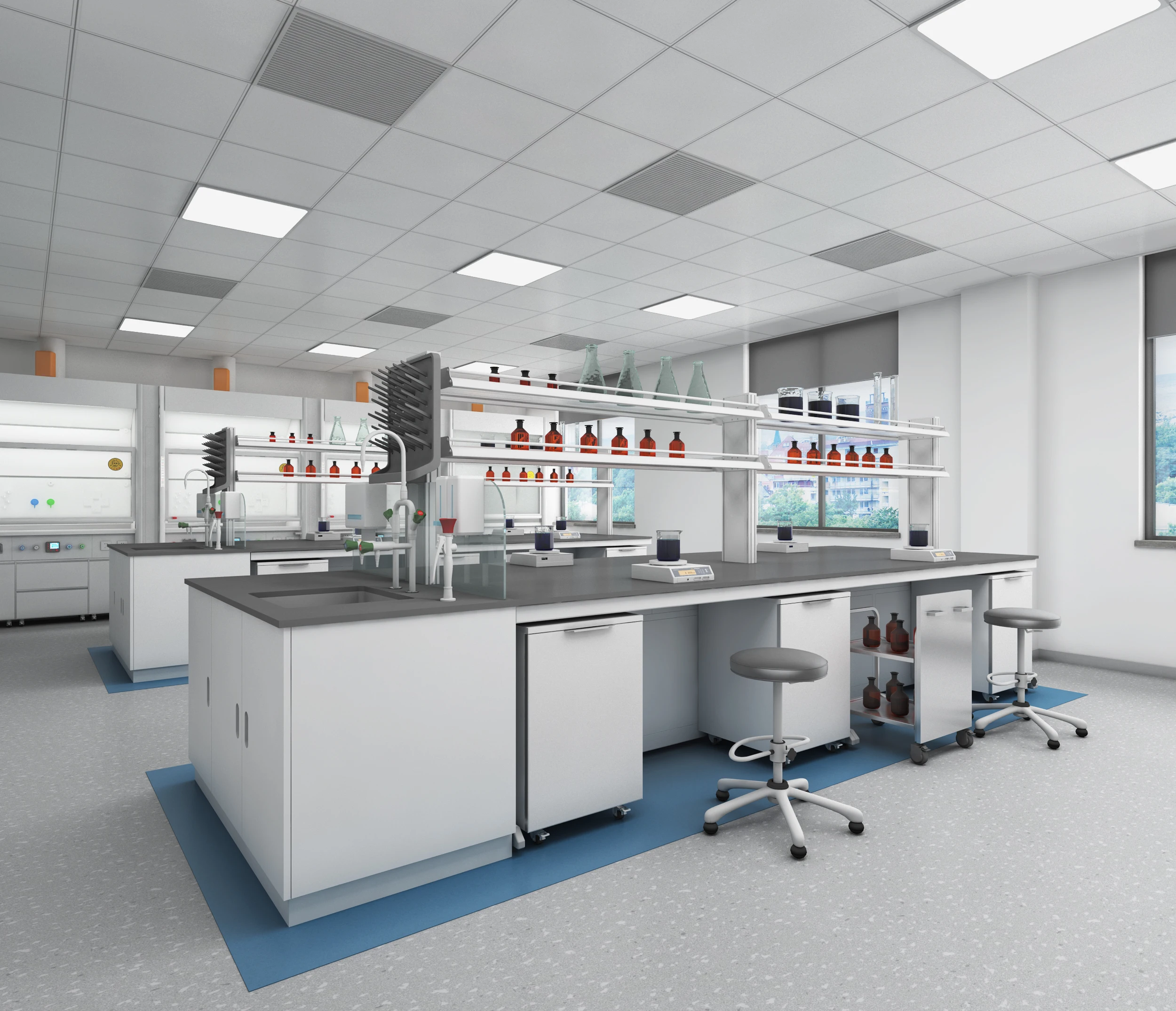 化学实验室设计规划效果图及环境建设要求插图